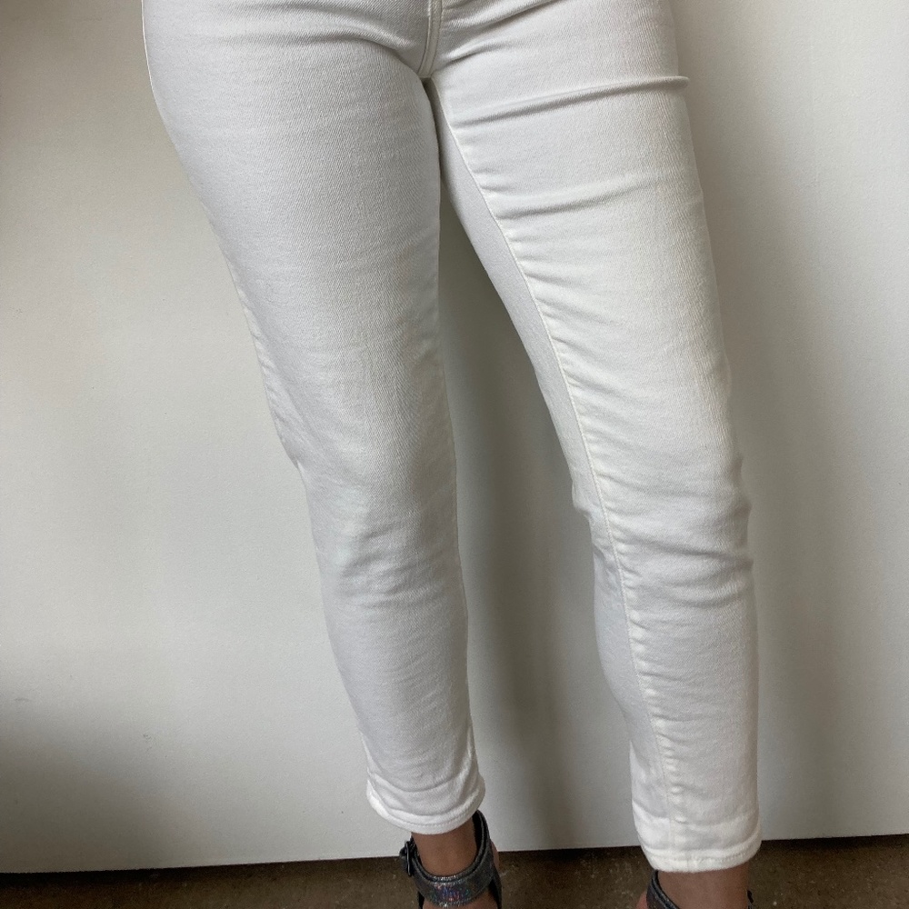 White Levi Denim Jeans